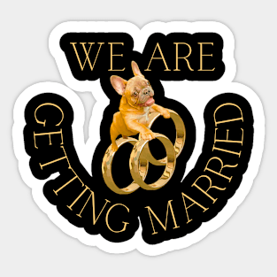 getting marry Sticker